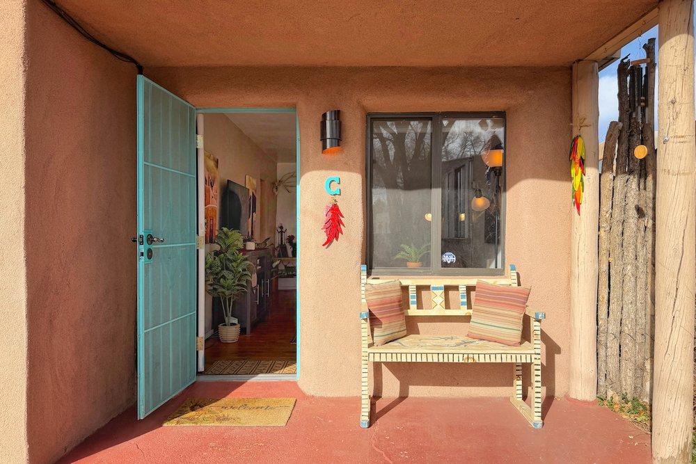Historic Santa Fe Adobe interior