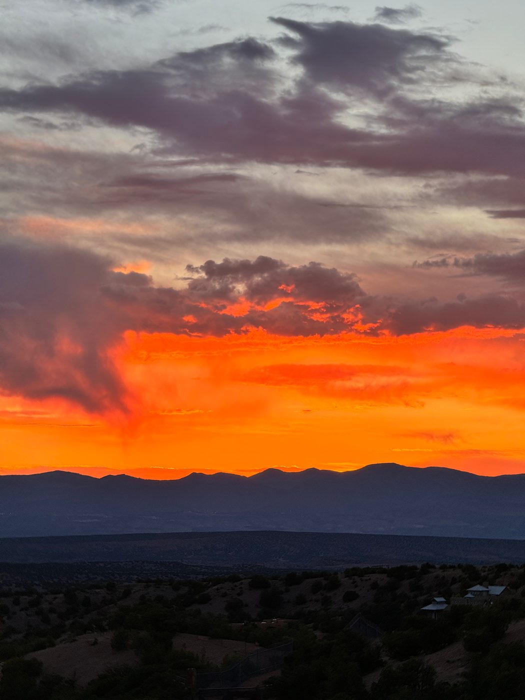 Last Light, Ridge Line — New Mexico sky, fine-art print by Aram Herrera